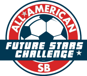 A logo for the all american future stars challenge.